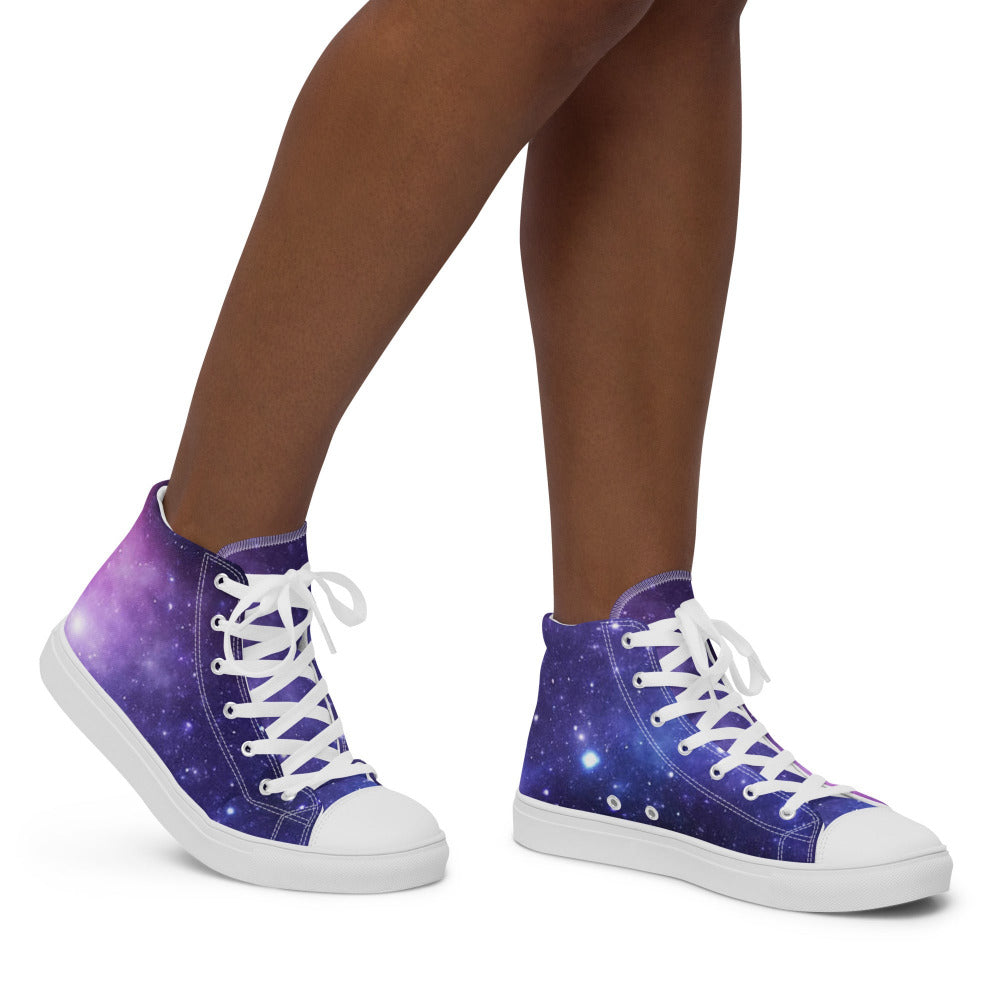 Cosmic Women’s High Top Sneakers - https://ascensionemporium.net